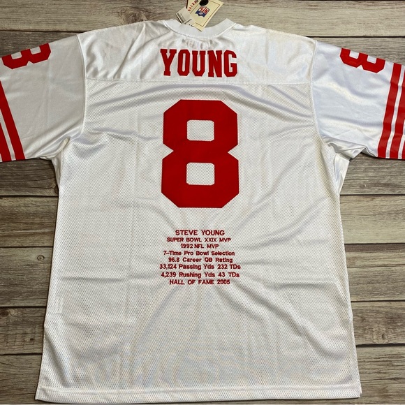 Mitchell & Ness Authentic Throwbacks 49ers Steve Young...